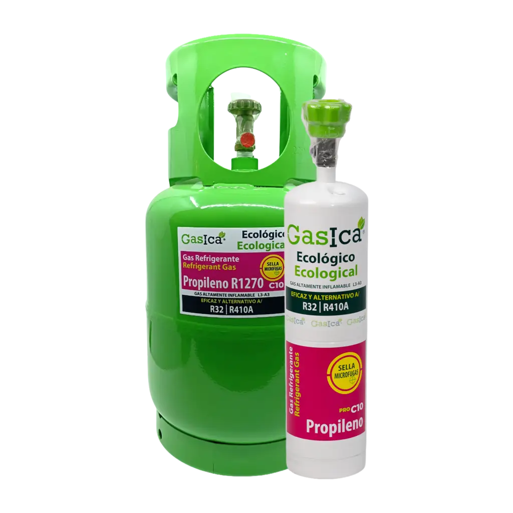 Gasica C10: gas refrigerante ecológico sustituto de R410A y R32